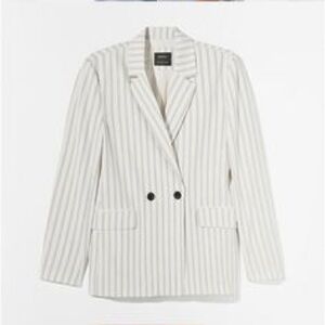 Bershka Striped Blazer